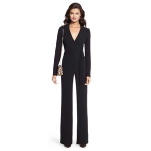 Diane Von Furstenberg Margot Jumpsuit in Black